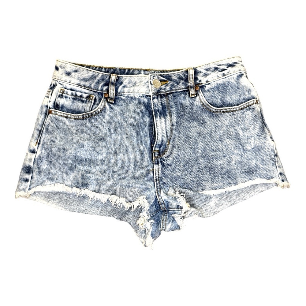 PacSun Light Wash High Rise Festival Jean Shorts - Picture 1 of 9